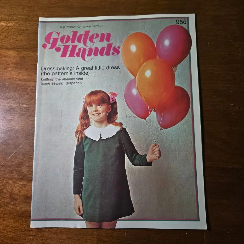 Golden Hands weekly magazine Part 21-25 Vol 2 Knitting Dressmaking Needlecraft